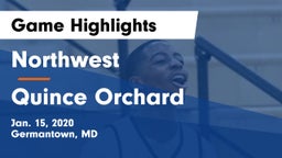 Northwest  vs Quince Orchard  Game Highlights - Jan. 15, 2020