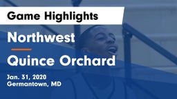 Northwest  vs Quince Orchard  Game Highlights - Jan. 31, 2020