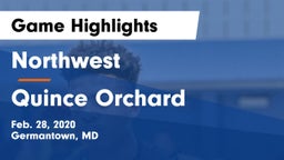 Northwest  vs Quince Orchard  Game Highlights - Feb. 28, 2020