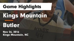 Kings Mountain  vs Butler  Game Highlights - Nov 26, 2016