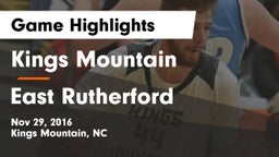 Kings Mountain  vs East Rutherford Game Highlights - Nov 29, 2016