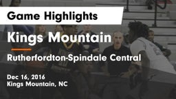 Kings Mountain  vs Rutherfordton-Spindale Central  Game Highlights - Dec 16, 2016