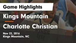 Kings Mountain  vs Charlotte Christian  Game Highlights - Nov 22, 2016