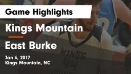 Kings Mountain  vs East Burke  Game Highlights - Jan 6, 2017