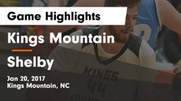 Kings Mountain  vs Shelby Game Highlights - Jan 20, 2017