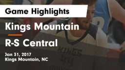 Kings Mountain  vs R-S Central  Game Highlights - Jan 31, 2017