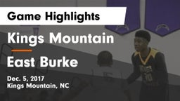 Kings Mountain  vs East Burke  Game Highlights - Dec. 5, 2017