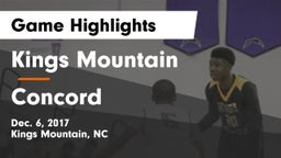 Kings Mountain  vs Concord  Game Highlights - Dec. 6, 2017