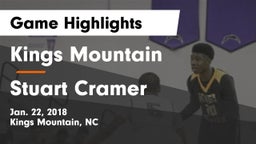 Kings Mountain  vs Stuart Cramer Game Highlights - Jan. 22, 2018