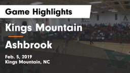 Kings Mountain  vs Ashbrook  Game Highlights - Feb. 5, 2019