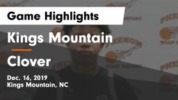 Kings Mountain  vs Clover  Game Highlights - Dec. 16, 2019