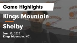Kings Mountain  vs Shelby  Game Highlights - Jan. 10, 2020