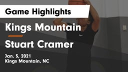 Kings Mountain  vs Stuart Cramer Game Highlights - Jan. 5, 2021
