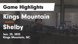 Kings Mountain  vs Shelby  Game Highlights - Jan. 25, 2023