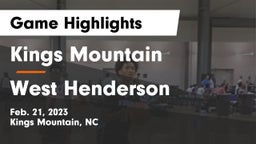 Kings Mountain  vs West Henderson Game Highlights - Feb. 21, 2023