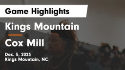 Kings Mountain  vs Cox Mill  Game Highlights - Dec. 5, 2023