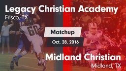 Matchup: Legacy Christian vs. Midland Christian  2016