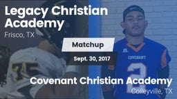 Matchup: Legacy Christian vs. Covenant Christian Academy 2017