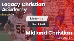 Matchup: Legacy Christian vs. Midland Christian  2017