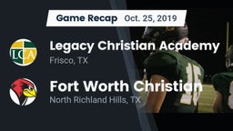 Recap: Legacy Christian Academy  vs. Fort Worth Christian  2019