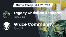 Recap: Legacy Christian Academy  vs. Grace Community  2023