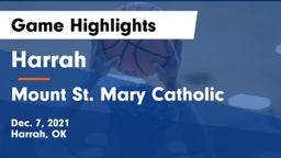 Harrah  vs Mount St. Mary Catholic  Game Highlights - Dec. 7, 2021