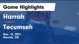 Harrah  vs Tecumseh  Game Highlights - Dec. 14, 2021