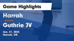 Harrah  vs Guthrie JV Game Highlights - Jan. 21, 2023