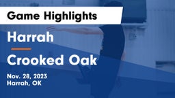 Harrah  vs Crooked Oak  Game Highlights - Nov. 28, 2023
