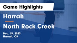 Harrah  vs North Rock Creek  Game Highlights - Dec. 15, 2023
