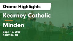 Kearney Catholic  vs Minden  Game Highlights - Sept. 18, 2020