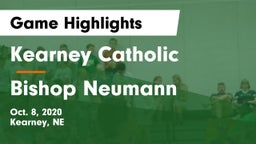 Kearney Catholic  vs Bishop Neumann  Game Highlights - Oct. 8, 2020