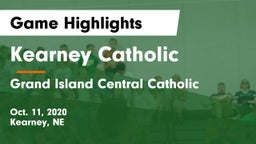 Kearney Catholic  vs Grand Island Central Catholic Game Highlights - Oct. 11, 2020