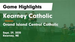 Kearney Catholic  vs Grand Island Central Catholic Game Highlights - Sept. 29, 2020