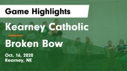 Kearney Catholic  vs Broken Bow  Game Highlights - Oct. 16, 2020