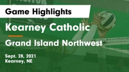 Kearney Catholic  vs Grand Island Northwest  Game Highlights - Sept. 28, 2021