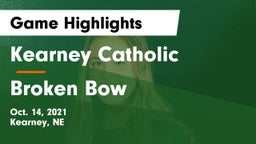 Kearney Catholic  vs Broken Bow  Game Highlights - Oct. 14, 2021