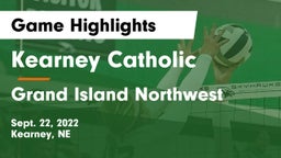 Kearney Catholic  vs Grand Island Northwest  Game Highlights - Sept. 22, 2022