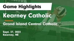 Kearney Catholic  vs Grand Island Central Catholic Game Highlights - Sept. 27, 2022