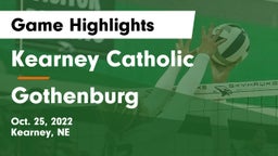 Kearney Catholic  vs Gothenburg  Game Highlights - Oct. 25, 2022