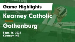 Kearney Catholic  vs Gothenburg  Game Highlights - Sept. 16, 2023