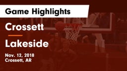 Crossett  vs Lakeside Game Highlights - Nov. 12, 2018