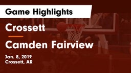 Crossett  vs Camden Fairview  Game Highlights - Jan. 8, 2019