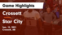 Crossett  vs Star City  Game Highlights - Jan. 13, 2021