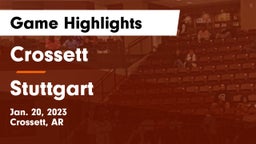 Crossett  vs Stuttgart  Game Highlights - Jan. 20, 2023