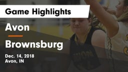 Avon  vs Brownsburg  Game Highlights - Dec. 14, 2018