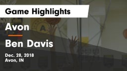 Avon  vs Ben Davis  Game Highlights - Dec. 28, 2018