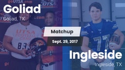 Matchup: Goliad  vs. Ingleside  2017