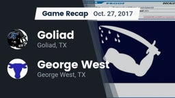 Recap: Goliad  vs. George West  2017