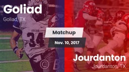 Matchup: Goliad  vs. Jourdanton  2017